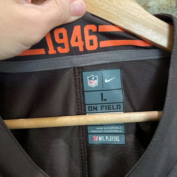 NFL Jersey Cleveland Browns Deshaun Watson #4 Men's Brown Official - Picture 5 of 5